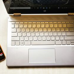 black and white laptop computer