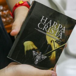 a person holding a book