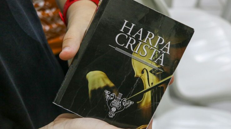 a person holding a book