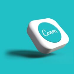 a white cube with the word camera on it