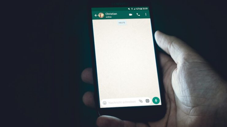 person holding smartphone