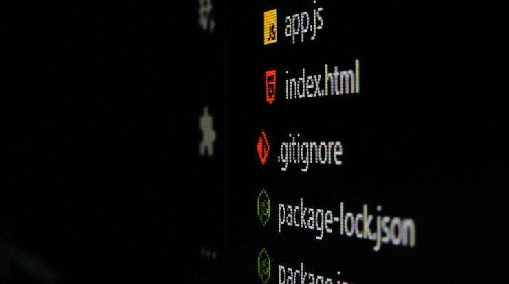 a close up of a computer screen with a bunch of words on it