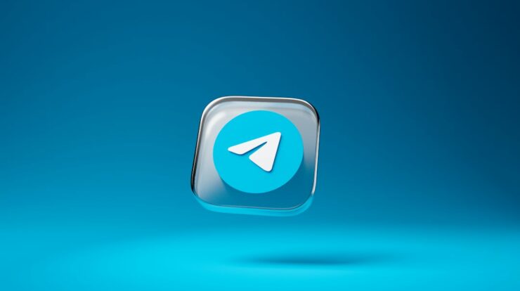 a blue button with a white arrow on it