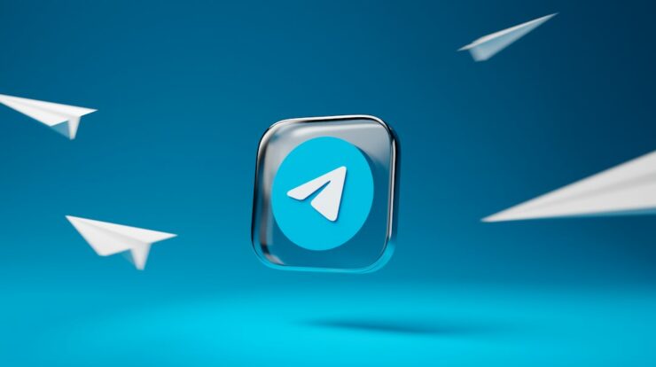 a blue button with a white arrow on it