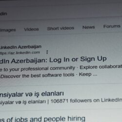 Linkedin azerbaijan login or sign up page