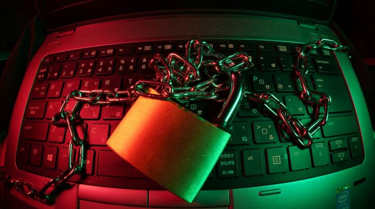 brown padlock on black computer keyboard